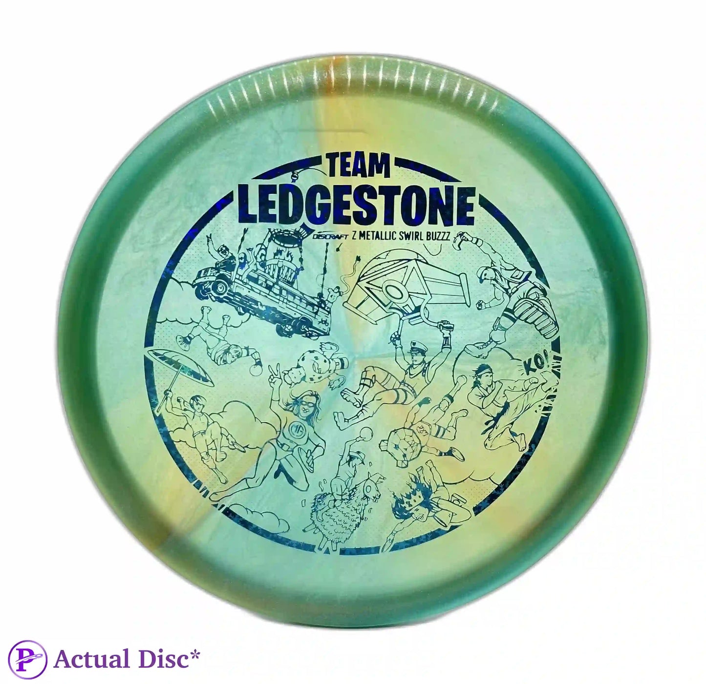 Team Ledgestone Fortnite Z Swirl Metallic Buzzz